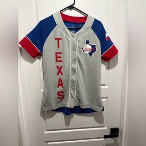Texas Rangers Women’s Nike Baseball Jersey - size medium